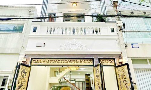 Nhà 4 lầu; Gara ô tô; 4,8m x 12m; Gần chung cư Linh Trung, Bệnh Viện thủ Đức, Lê Văn Chí, Ngã 4 TĐ