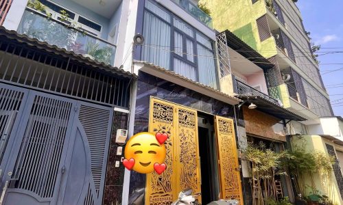 Nhà 4.2x14m, 4 tầng hoàn công chuẩn, hẻm ô tô Đỗ Xuân Hợp – Phước Long B – Q9, gần chợ Phước Bình